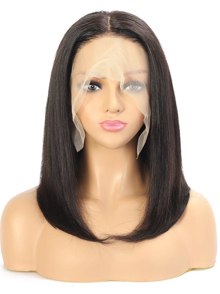 13*4 Bob Straight Wigs