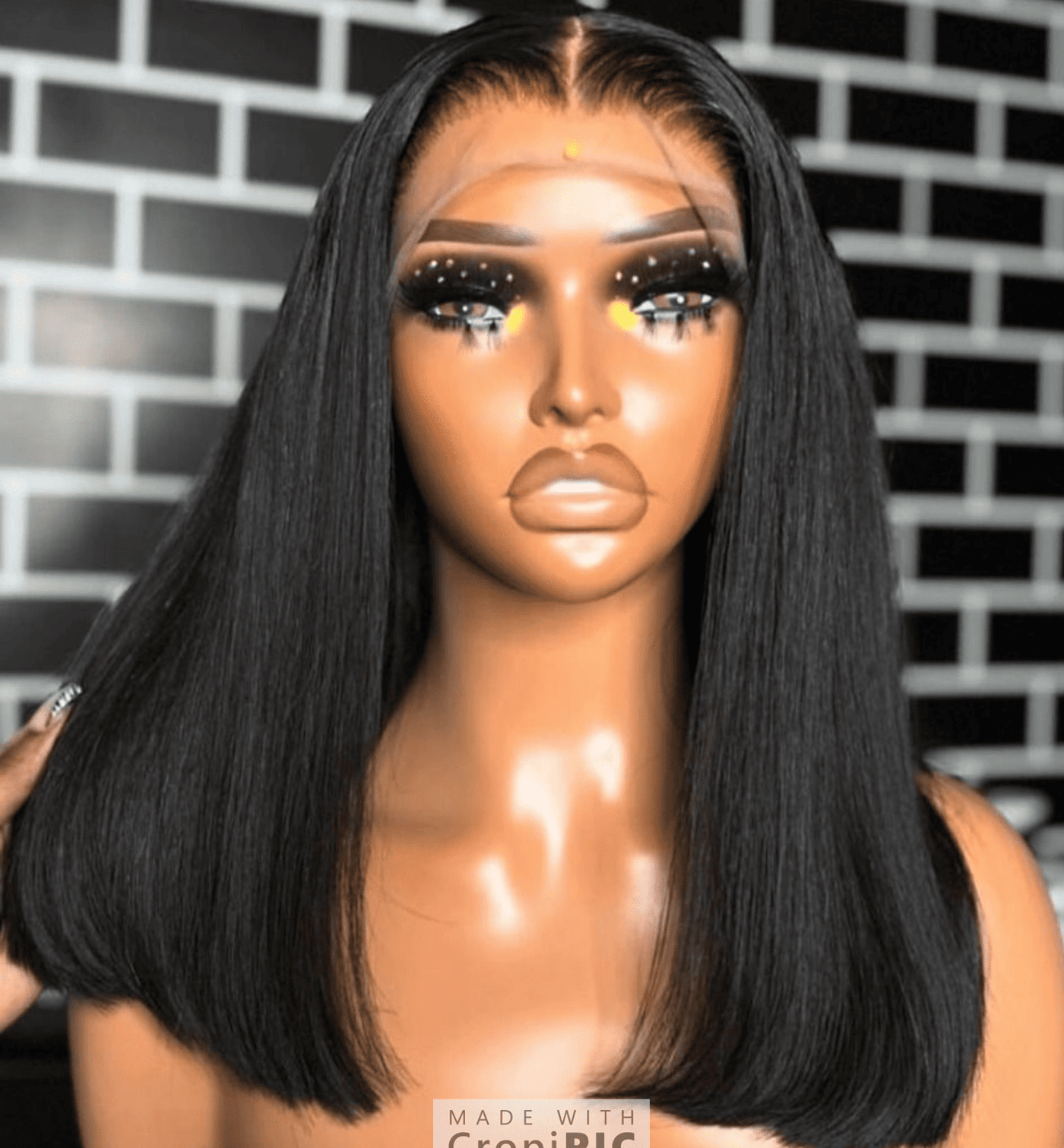 13*4 Bob Straight Wigs