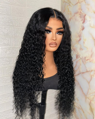 13*4 Waterwave Long Human Hair