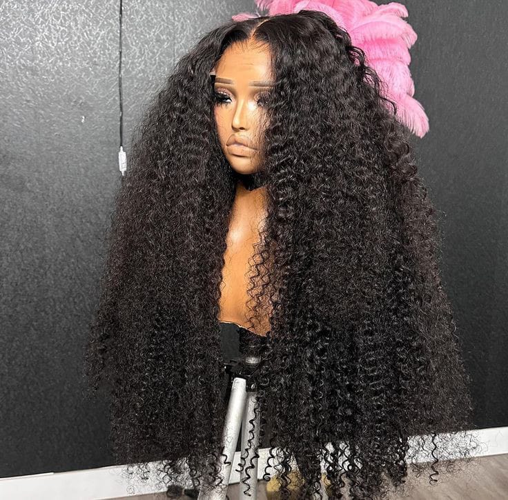 13*4 Waterwave Long Human Hair