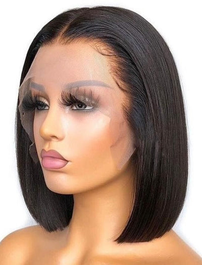 13*4 Bob Straight Wigs